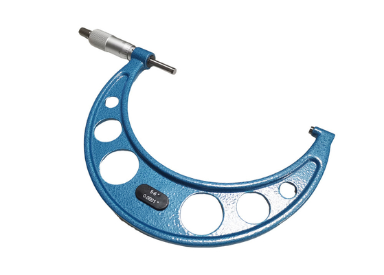 5-6" Outside Micrometer Precision Machinist Tool with Carbide Anvil for Durable and Accurate Measurements