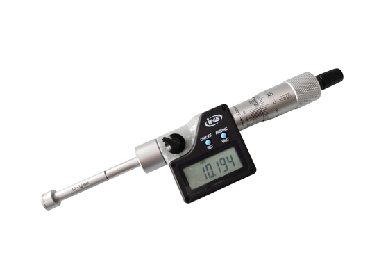Three-Point Contact Precision 10-12mm Digital Three Point Internal Micrometer IP65 Protection 0.001mm Resolution