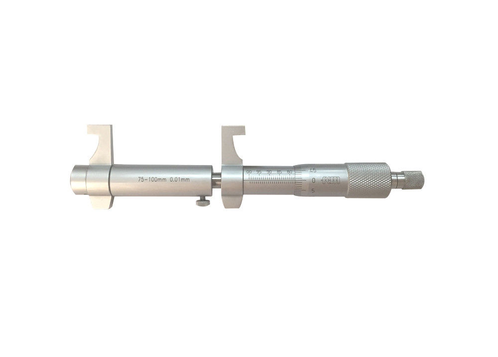 Caliper Type Inside Micrometer for Measuring Irregularly Shaped Inner Holes or Grooves