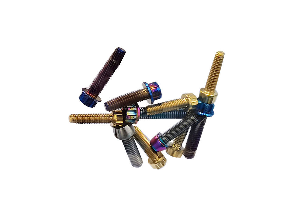 Anodized Titanium Torx Screws Perfect for Motorcycles Bicycles