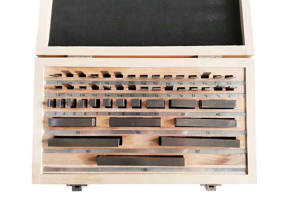 New Type 47Pcs Steel Metric Rectangular Gauge Blocks With Grade 1 For Precision Verification Standards