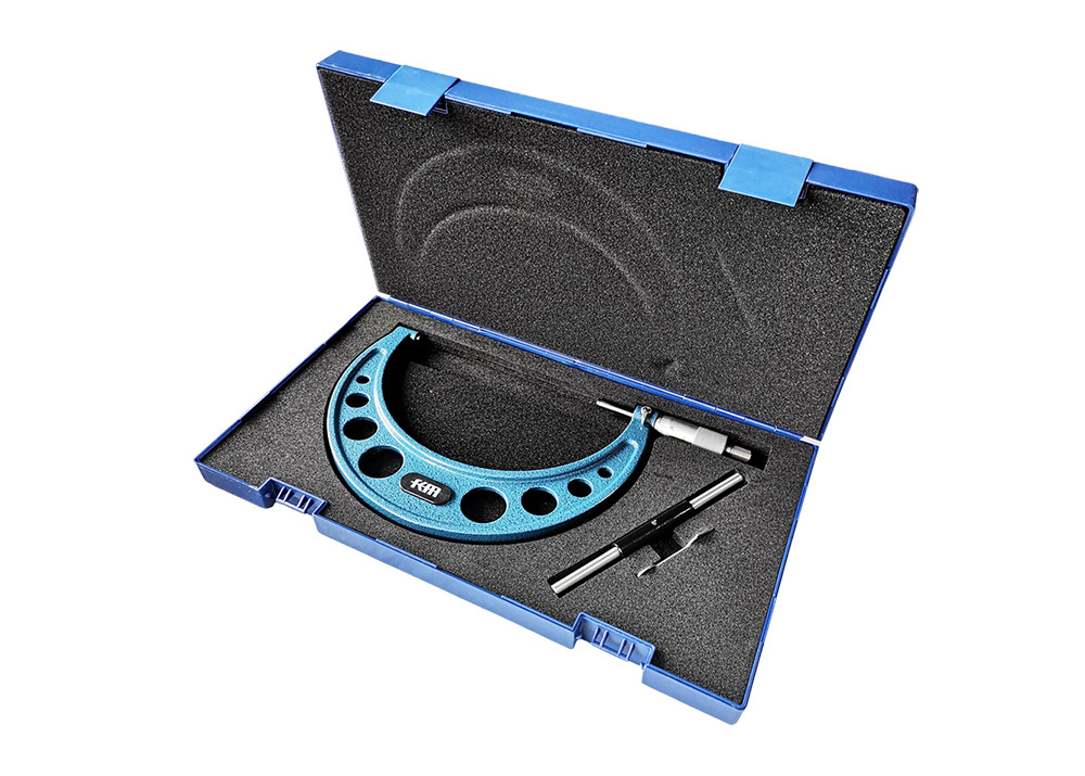 6-7" Inch Outside Micrometer with Carbide Measuring Faces Provide Accuracy Outside Measurements in Engineering and Physics