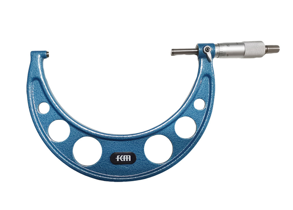 5-6" Outside Micrometer Precision Machinist Tool with Carbide Anvil for Durable and Accurate Measurements