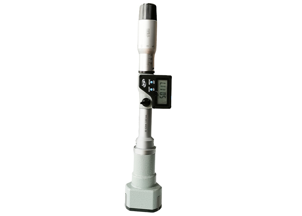 Waterproof IP65 50-63mm Digital Internal Micrometer Three Contact Point Design for High Accuracy