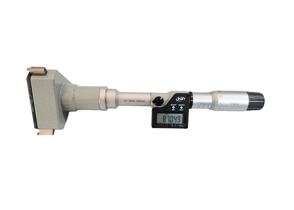 IP65 High Precision 0.001mm Digital Three Point Internal Micrometer with 87-100mm for Industrial Measurement