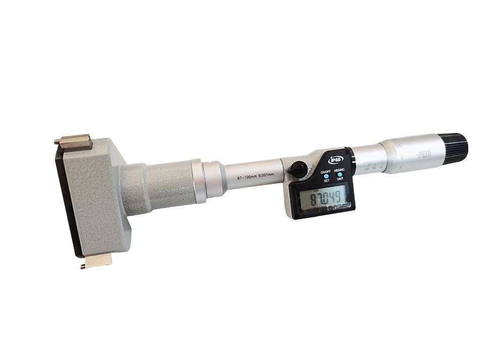 IP65 High Precision 0.001mm Digital Three Point Internal Micrometer with 87-100mm for Industrial Measurement