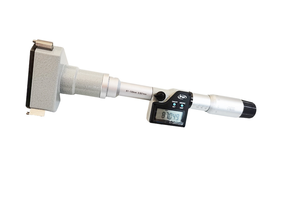IP65 High Precision 0.001mm Digital Three Point Internal Micrometer with 87-100mm for Industrial Measurement