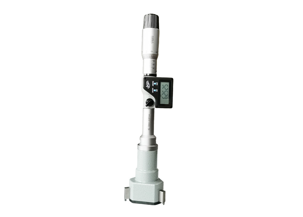 High Protection IP65 0.001mm Resolution Digital Three Point Internal Micrometer with 62-75mm Measuring Range