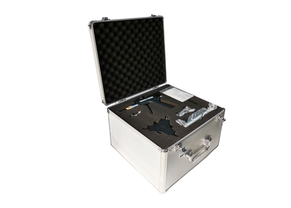 High Accuracy 0.005mm Pistol Grip Micrometer with Three Contact Points for Accurate Measurement