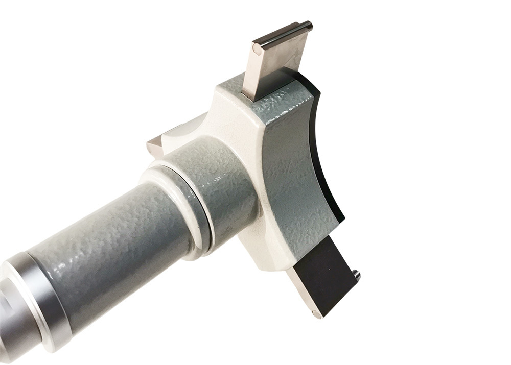 High Accuracy 0.005mm Pistol Grip Micrometer with Three Contact Points for Accurate Measurement