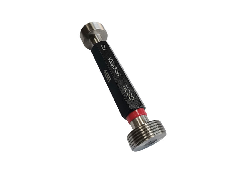 Simple Operation High Quality M33х2.00-6H GO and NOGO Metric Thread Plug Gauge With Calibration Certificate
