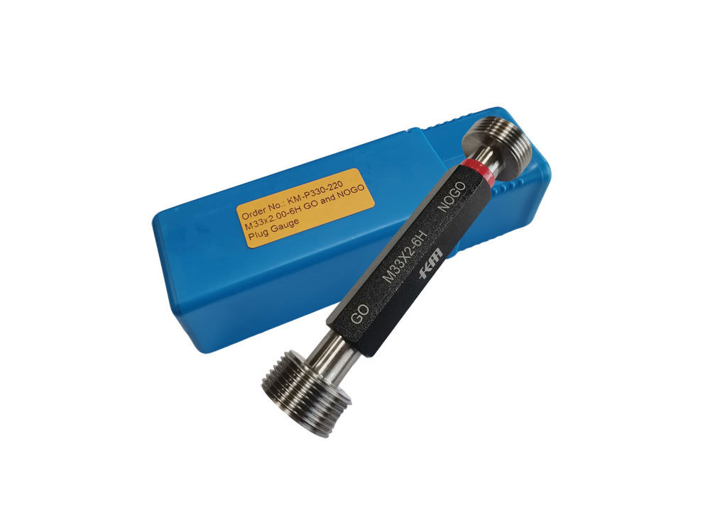 Simple Operation High Quality M33х2.00-6H GO and NOGO Metric Thread Plug Gauge With Calibration Certificate