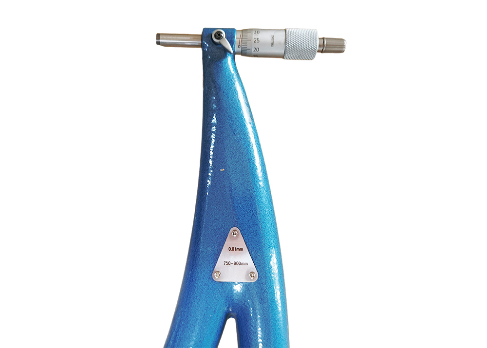 750-900mm Metric Outside Micrometer With Interchangeable Anvils For Different Measuring Range