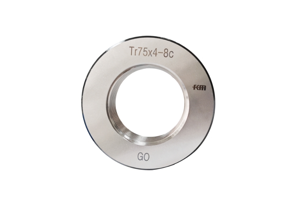 Metric TR75x4mm Trapezoidal GO Thread Ring Gauge 8c for Test External Threads Manufactured