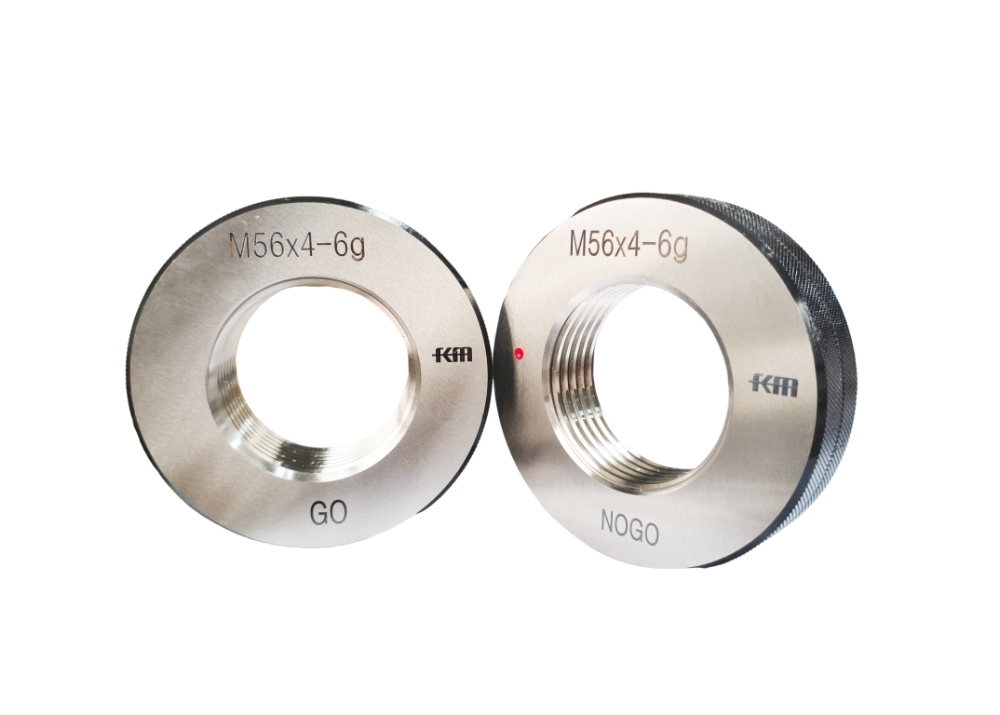 Accurate Metric Thread Ring Gauge M56.0 GO and NOGO Thread Machining Center for Checking