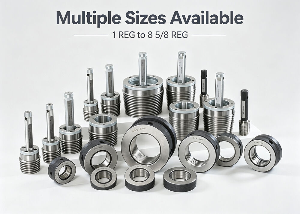 API 4 1/2 REG Regular Rotary Working Thread Ring and Plug Gauge with GCr15 Tool Steel for High Wear-Resistance
