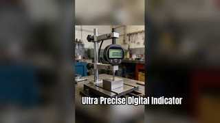 IP65 Koruma Derecesi Yüksek Hassasiyetli 0-12,7mm/0-0,5" 0,0005" Çözünürlüklü Elektronik Dijital Gösterge