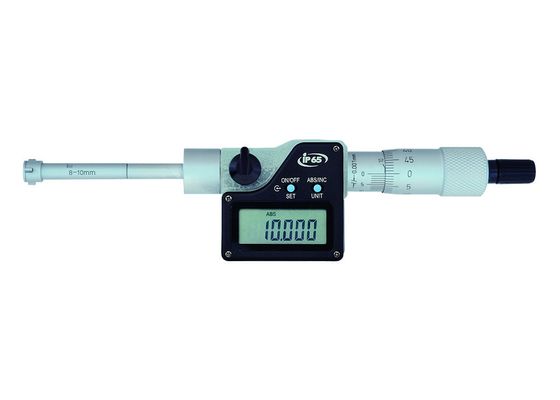 8-10mm 3 Noktalı Dijital Kimlik Mikrometre İç çapı için IP65