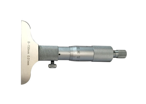 Küresel ve Düz Ölçme Sonları Olan 0-150mm Derinlik Ölçü Mikrometre