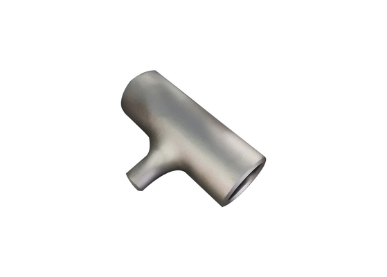 Yüksek Kaliteli ASTM B 16.9 Gr2 DN40×DN40×3mm Alın Kaynaklı Titanyum Boru Azaltıcı T Parçası Endüstriyel Kullanım İçin